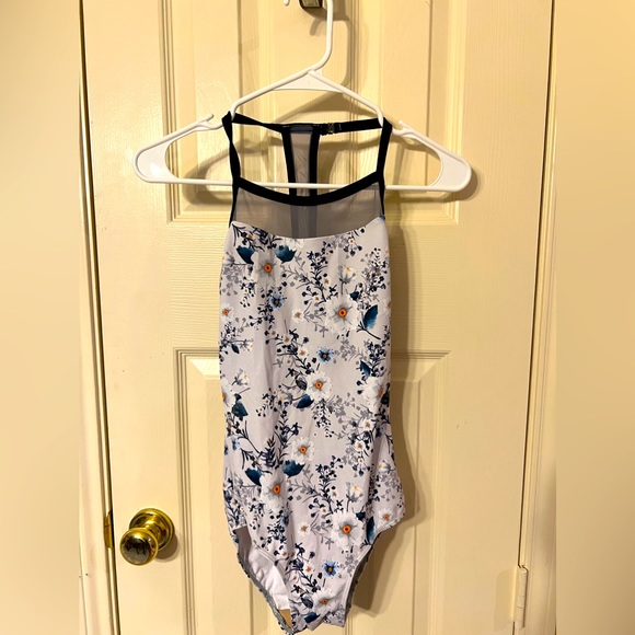 Eleve Dancewear Other - Danny Style Eleve Leotard blue and white with blue velvet